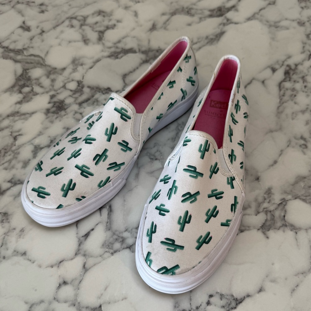Keds X Sunnylife Cactus Slip Ons